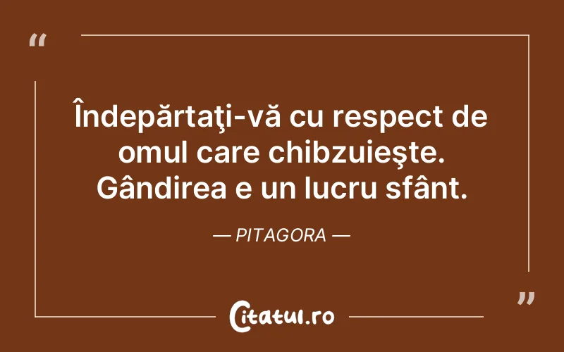 Citat Pitagora - citate crestine