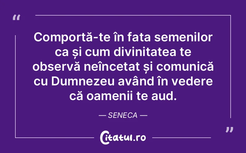 Citat Seneca - citate crestine