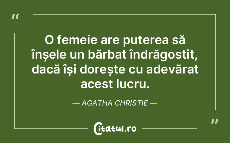 Citat Agatha Christie - citate crestine