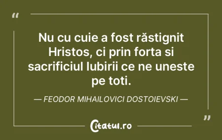 Nu cu cuie a fost răstignit Hristos, ci... Nu cu cuie a fost răstignit Hristos, ci...