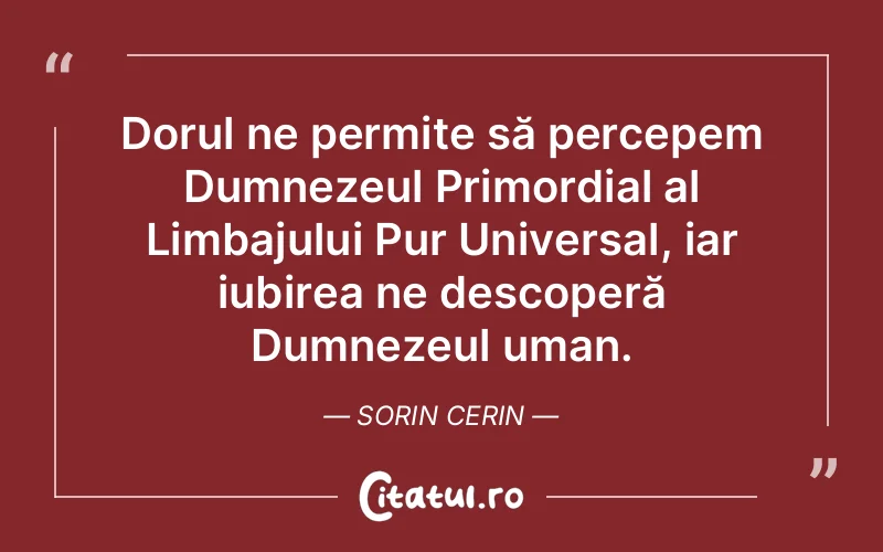 Citat Sorin Cerin - citate crestine