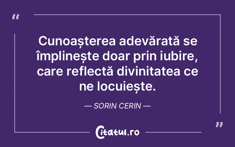 Citat Sorin Cerin - citate crestine