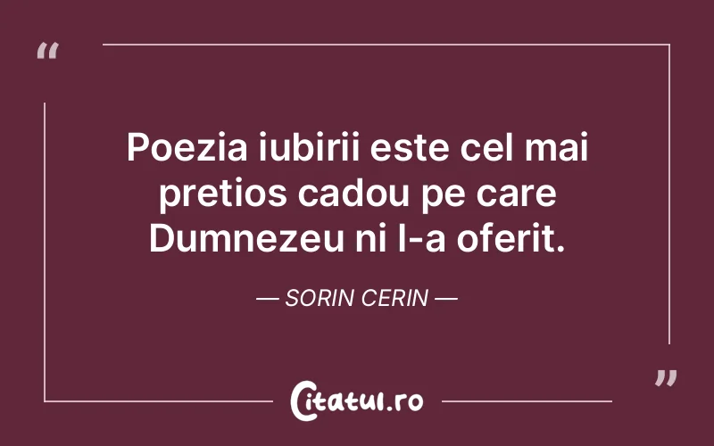 Citat Sorin Cerin - citate crestine