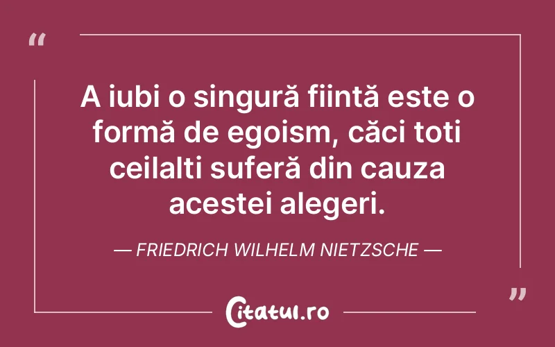 Citat Friedrich Wilhelm Nietzsche - citate crestine