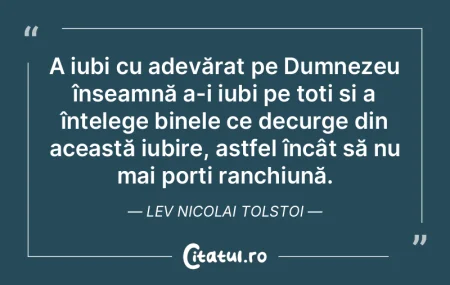 A iubi cu adevărat pe Dumnezeu înseamn... A iubi cu adevărat pe Dumnezeu înseamn...