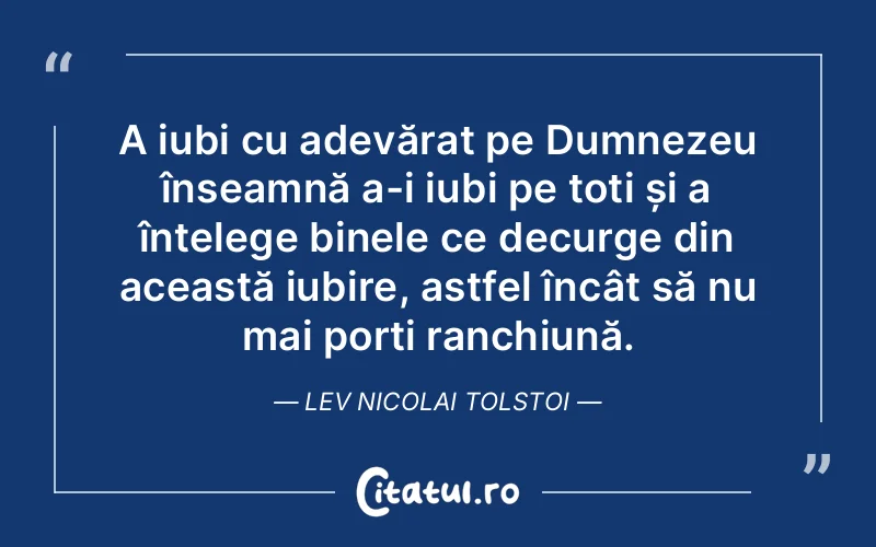 Citat Lev Nicolai Tolstoi - citate crestine