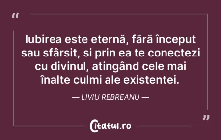 Iubirea este eternă, fără început sa... Iubirea este eternă, fără început sa...