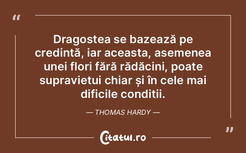 Citat Thomas Hardy - citate crestine