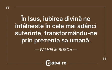 În Isus, iubirea divină ne întâlneș... În Isus, iubirea divină ne întâlneș...