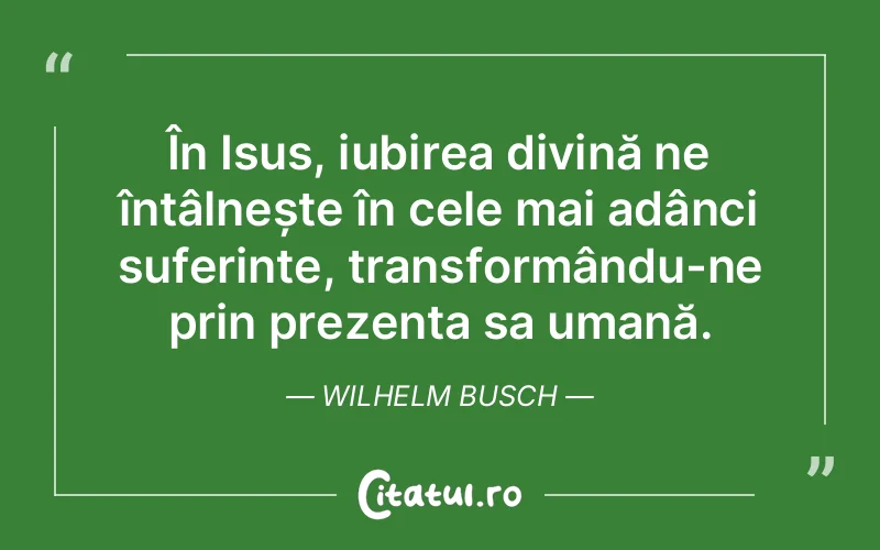 Citat Wilhelm Busch - citate crestine