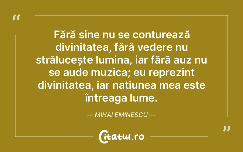 Citat Mihai Eminescu - citate crestine