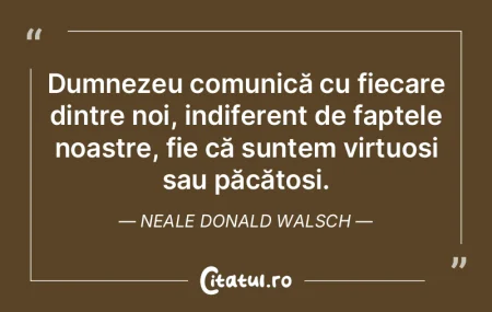 Dumnezeu comunică cu fiecare dintre noi... Dumnezeu comunică cu fiecare dintre noi...