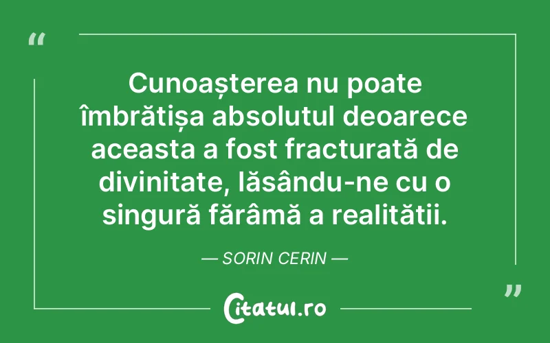 Citat Sorin Cerin - citate crestine
