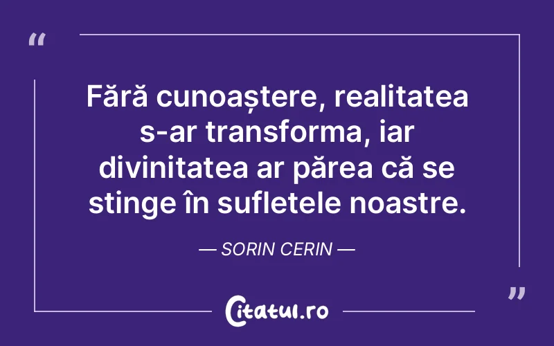 Citat Sorin Cerin - citate crestine