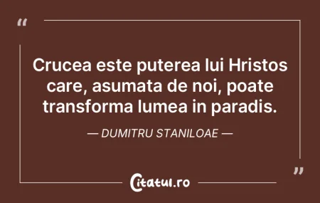 Crucea este puterea lui Hristos care, as... Crucea este puterea lui Hristos care, as...