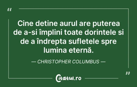 Cine deține aurul are puterea de a-și ... Cine deține aurul are puterea de a-și ...