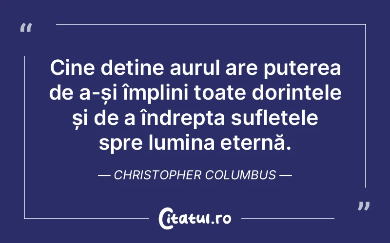 Citat Christopher Columbus - citate crestine
