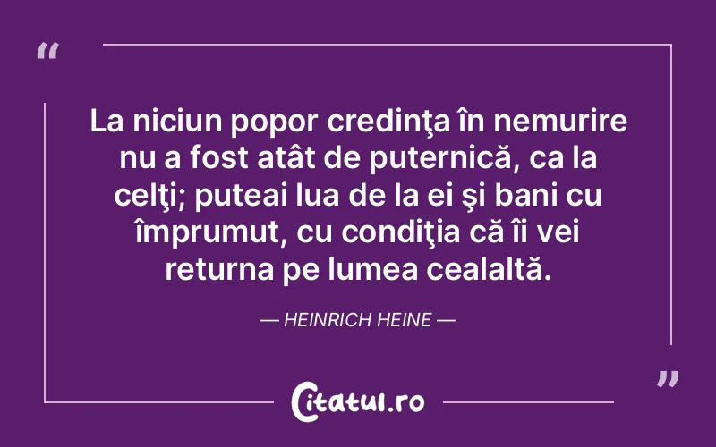 Citat Heinrich Heine - citate crestine