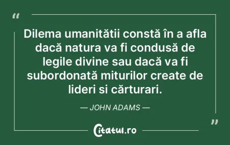 Dilema umanității constă în a afla d... Dilema umanității constă în a afla d...