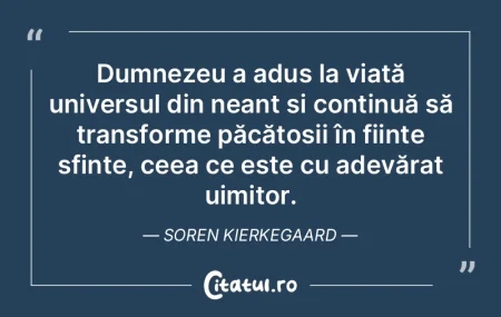 Dumnezeu a adus la viață universul din... Dumnezeu a adus la viață universul din...