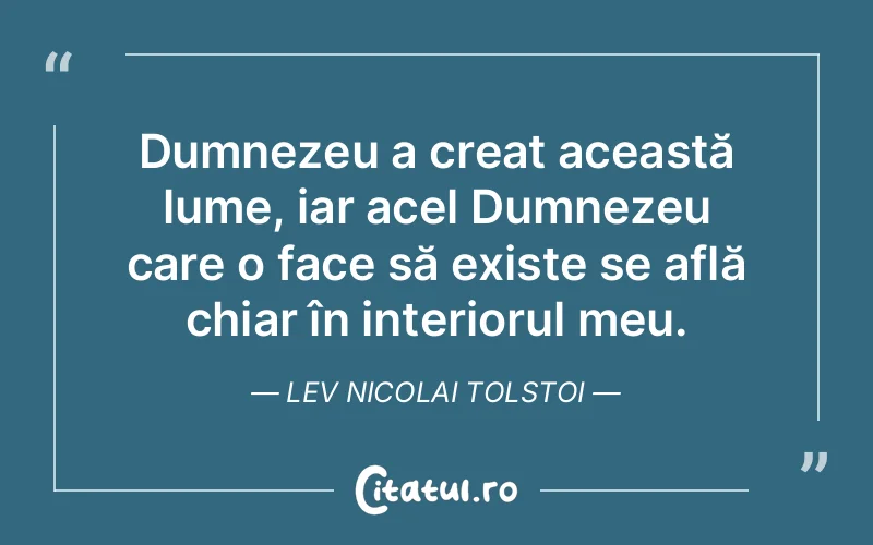 Citat Lev Nicolai Tolstoi - citate crestine