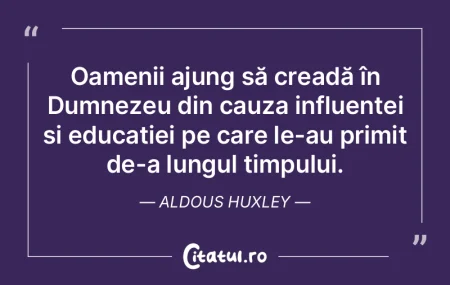 Oamenii ajung să creadă în Dumnezeu d... Oamenii ajung să creadă în Dumnezeu d...