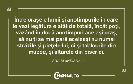 ÃŽntre oraÅŸele lumii ÅŸi anotimpurile Ã... ÃŽntre oraÅŸele lumii ÅŸi anotimpurile Ã...