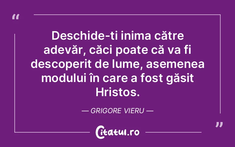 Citat Grigore Vieru - citate crestine