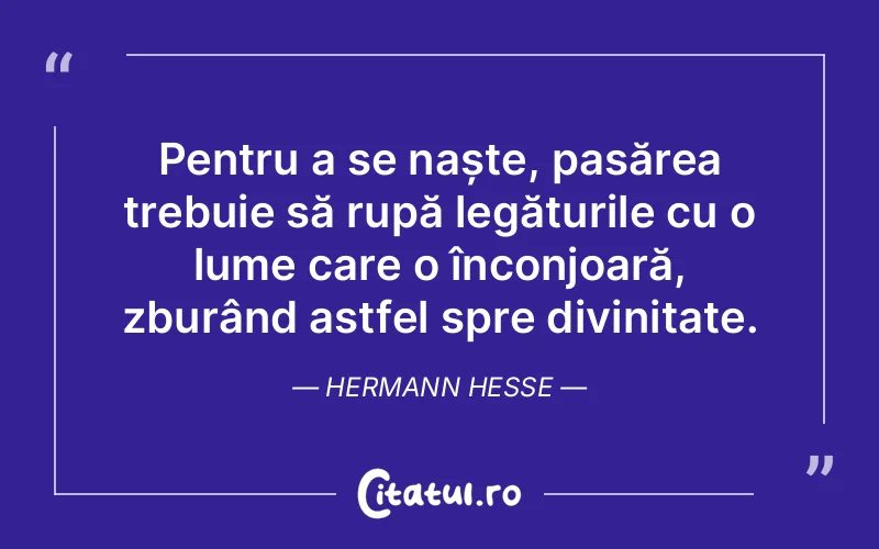Citat Hermann Hesse - citate crestine