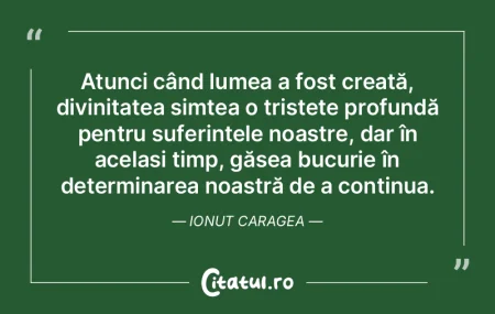 Atunci când lumea a fost creată, divin... Atunci când lumea a fost creată, divin...