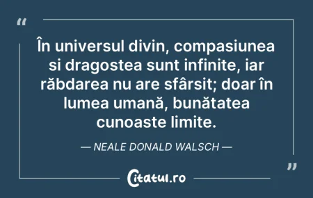 În universul divin, compasiunea și dra... În universul divin, compasiunea și dra...