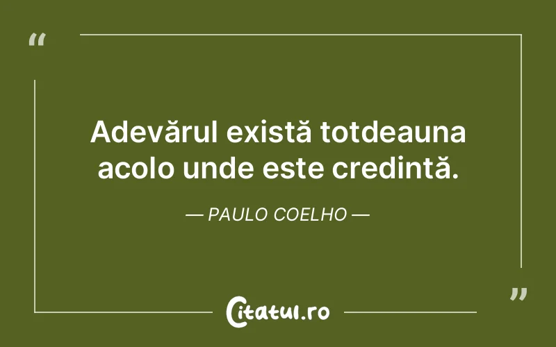 Citat Paulo Coelho - citate crestine