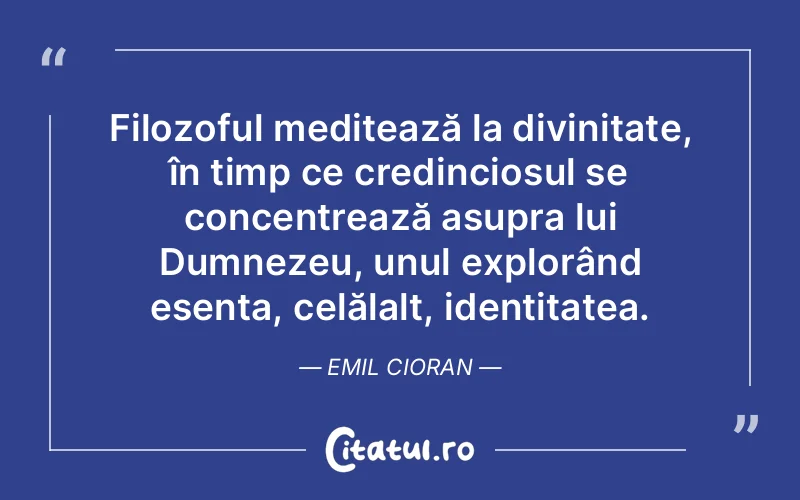 Citat Emil Cioran - citate crestine