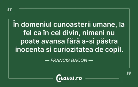 În domeniul cunoașterii umane, la fel ... În domeniul cunoașterii umane, la fel ...