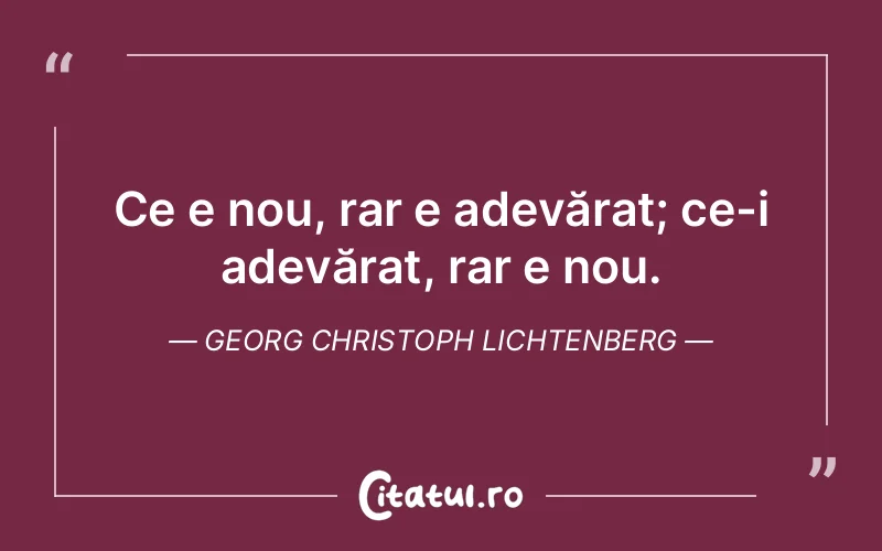 Citat Georg Christoph Lichtenberg - citate crestine