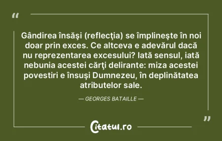 Gândirea însăşi (reflecţia) se împ...