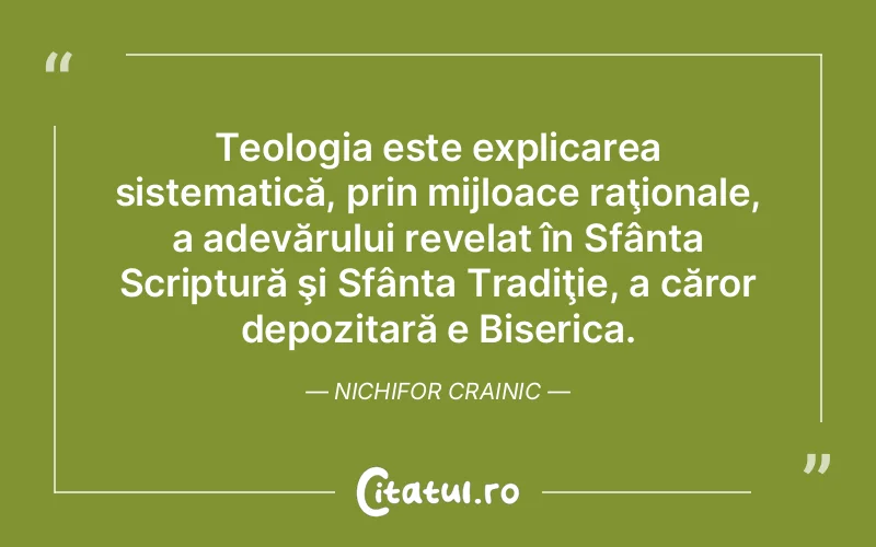 Citat Nichifor Crainic - citate crestine