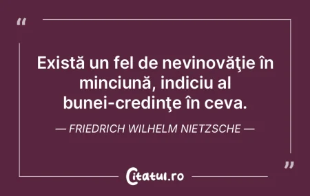Există un fel de nevinovăţie în minc... Există un fel de nevinovăţie în minc...
