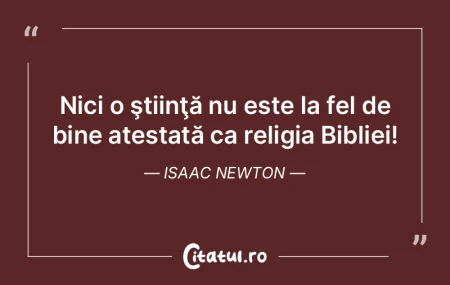 Nici o ştiinţă nu este la fel de bine... Nici o ştiinţă nu este la fel de bine...
