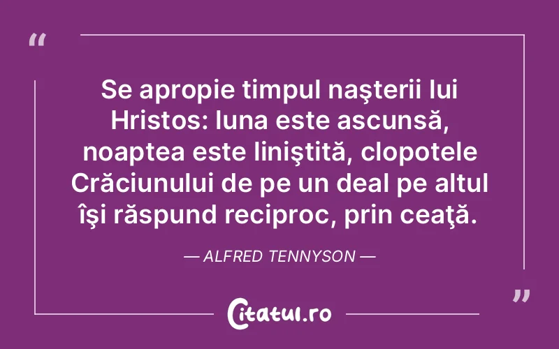 Citat Alfred Tennyson - citate crestine