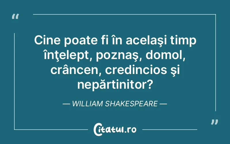 Citat William Shakespeare - citate crestine