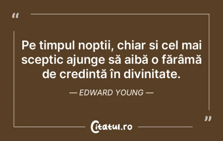 Pe timpul nopții, chiar și cel mai sce... Pe timpul nopții, chiar și cel mai sce...