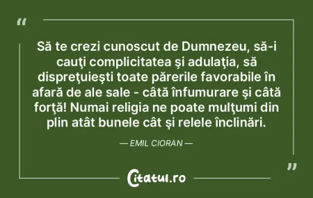 Să te crezi cunoscut de Dumnezeu, să-i... Să te crezi cunoscut de Dumnezeu, să-i...