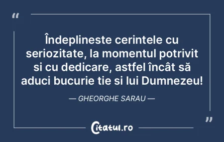 Îndeplinește cerințele cu seriozitate... Îndeplinește cerințele cu seriozitate...