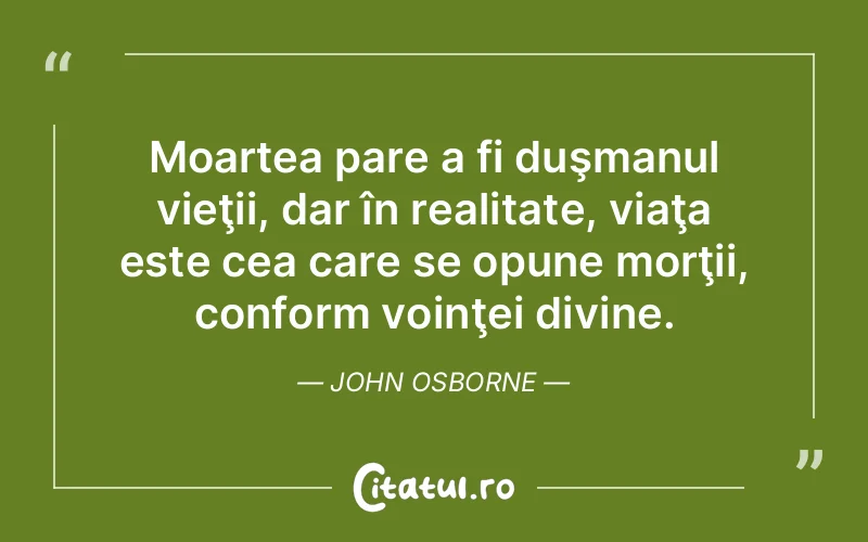Citat John Osborne - citate crestine