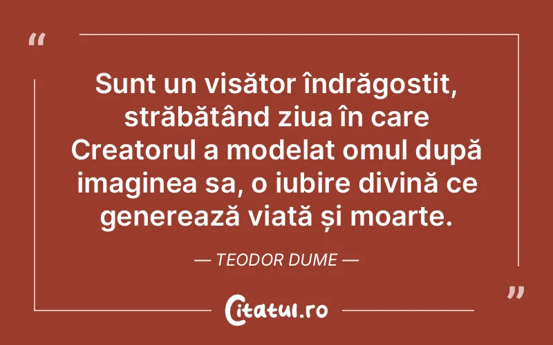 Citat Teodor Dume - citate crestine