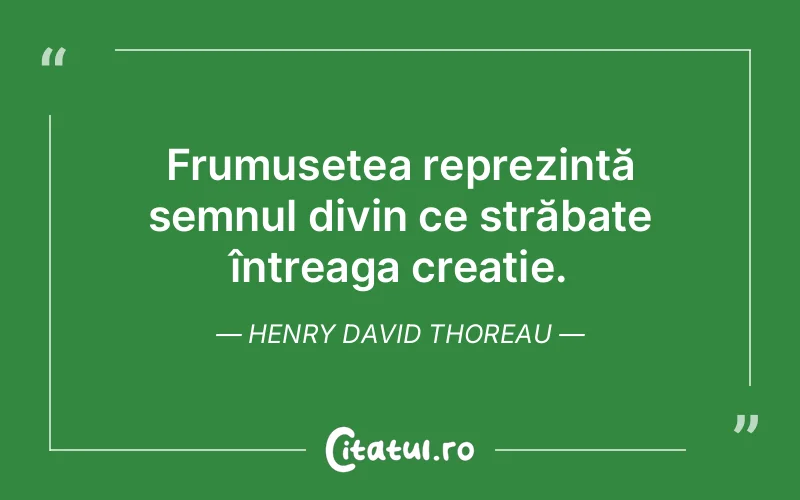 Citat Henry David Thoreau - citate crestine