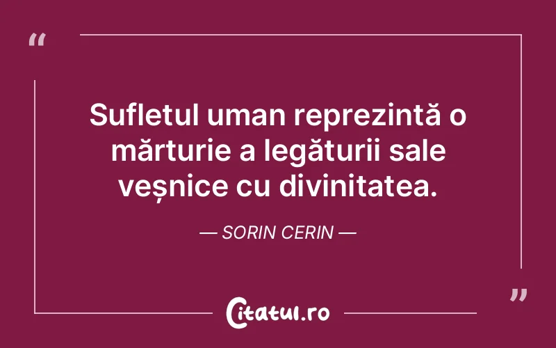 Citat Sorin Cerin - citate crestine