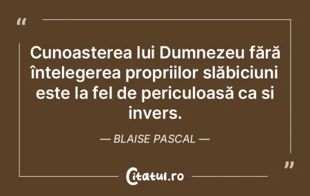 Cunoașterea lui Dumnezeu fără înțel... Cunoașterea lui Dumnezeu fără înțel...