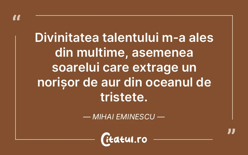 Citat Mihai Eminescu - citate crestine